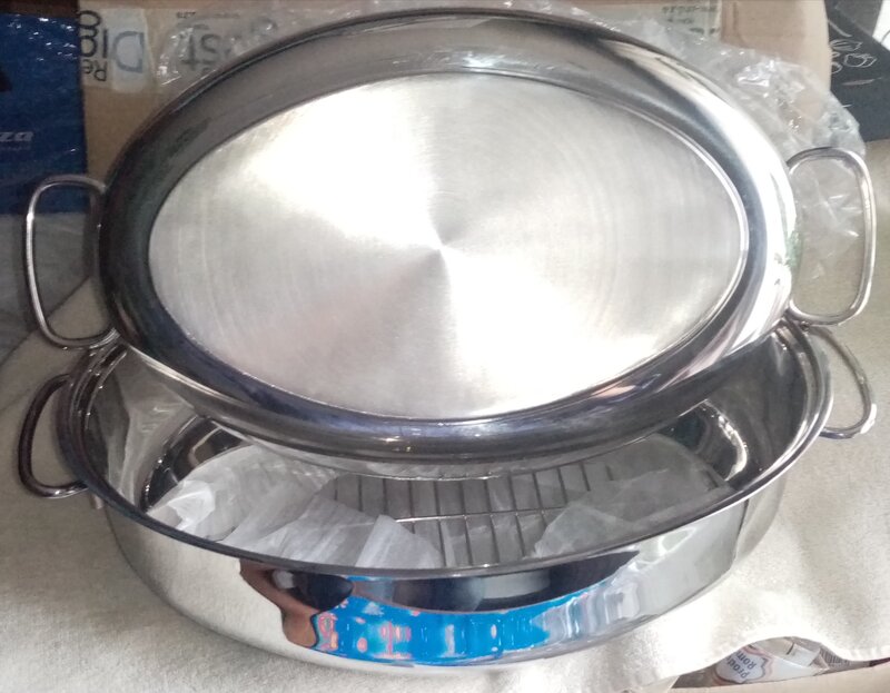 Vas inox +capac 2in1, 13L, multifunctional